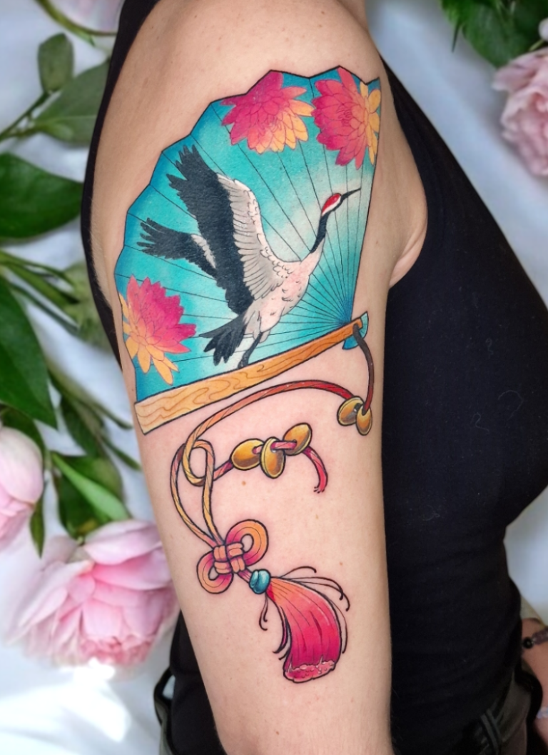 grue japonais tattoo