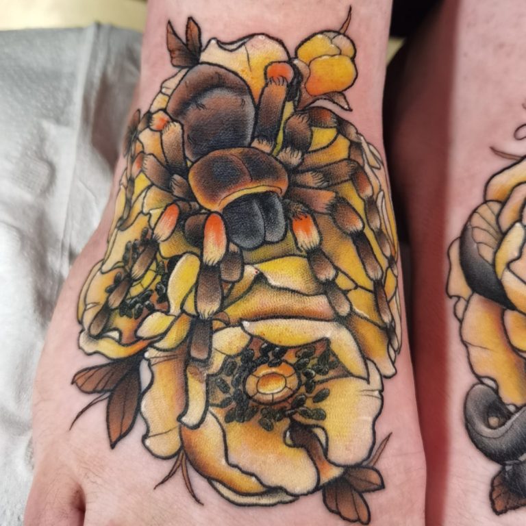 Tatouage néo traditionnel toulouse