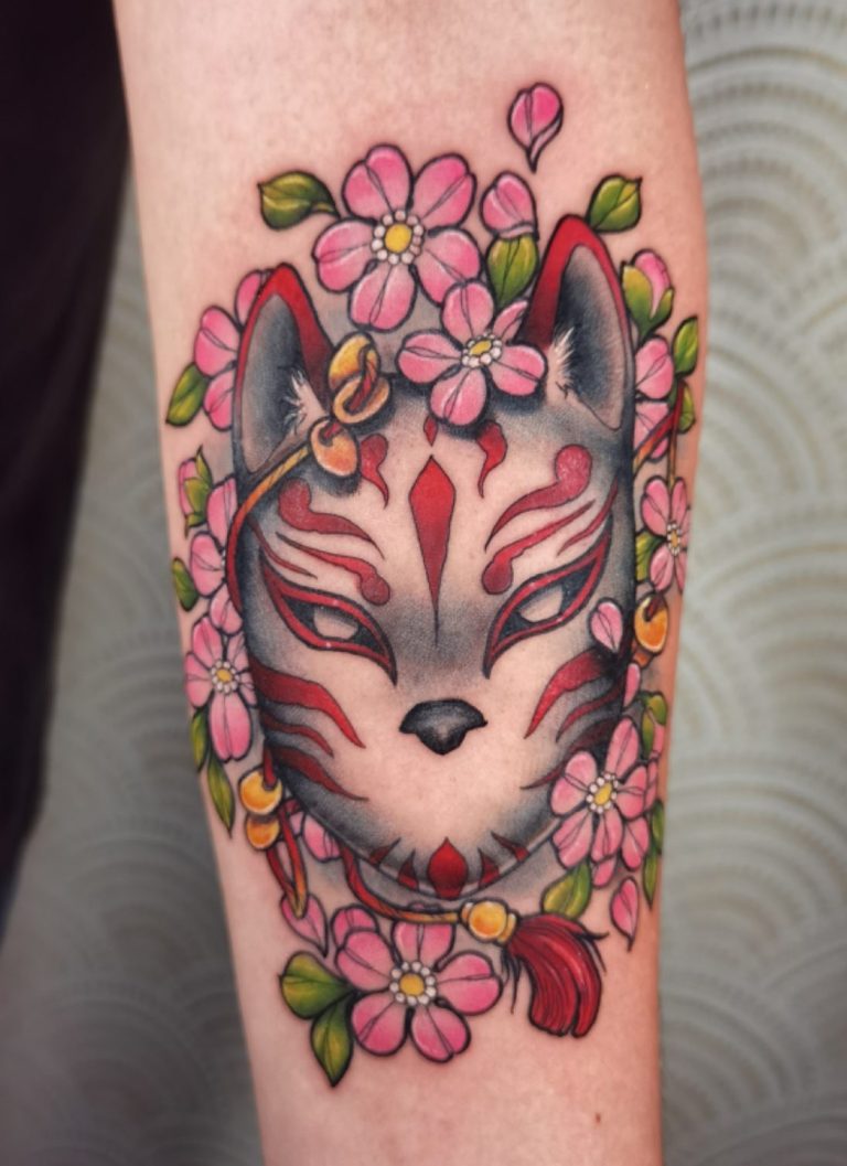 kitsune mask tattoo