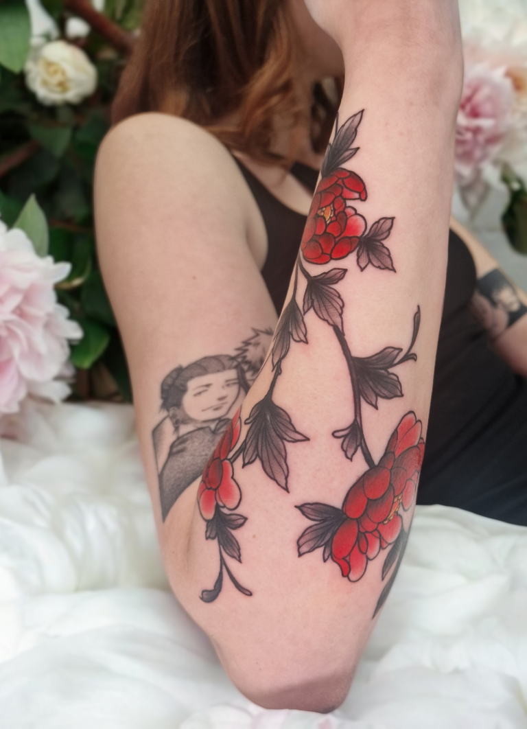 tattoo floral toulouse