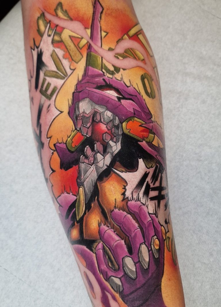 tatouage evangelion pop culture couleur toulouse