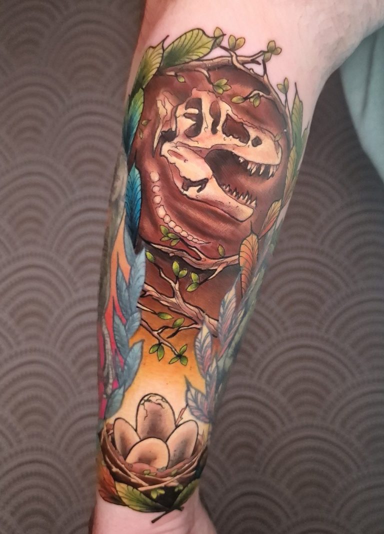 tatouage dinosaure toulouse